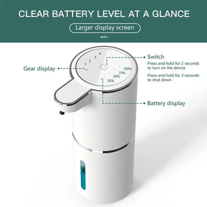 Xiaomi 380ML Automatic Foam Soap P11 Dispenser Bathroom Smart Washing Hand Machine With USB Charging ABS 4 Level Adjustable