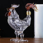 Liquor Decanters Transparent Glass Whisky Decanter for Home Holiday Gifts