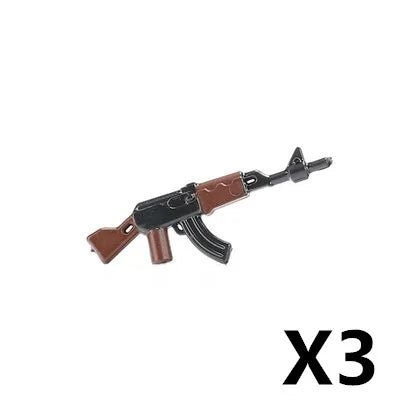 WW2 German Weapon Building Block 98K Two-color Gun US M1911 Soviet RPG Military Soldier Figure Accessories Rifle Pistol Toy C349