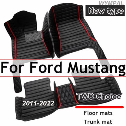 Car Floor Mats For Ford Mustang 2011 2012 2013 2014 2015 2016 2017 2018 2019 2021 2022 Car Accessories