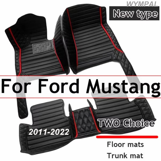 Car Floor Mats For Ford Mustang 2011 2012 2013 2014 2015 2016 2017 2018 2019 2021 2022 Car Accessories