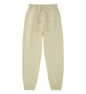 330g Mens 100% Cotton Spring Casual Long Pant French Terry Plain Brown Jogger Sports Trousers Male Flat Unlined Pocket Sweatpant