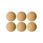 1/6Pcs 36mm Table Football Cork Solid Wood Foosball Table Soccer Ball Fussball Football Machine Replacement Accessories