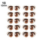 10Pairs Long Eyelashes Cute Love Cartoon Eyes Stickers Anime Figurine Doll Face Organ Paster Clay Decals DIY Doll Accessories