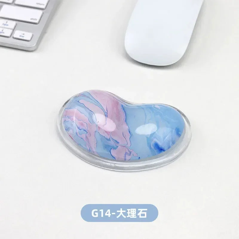 Soft Mouse Wrist Rest Pad Comfortable Silicone Gel Ergonomic Cushion Hand Pain Relief Support Pad for Laptop Computer Office