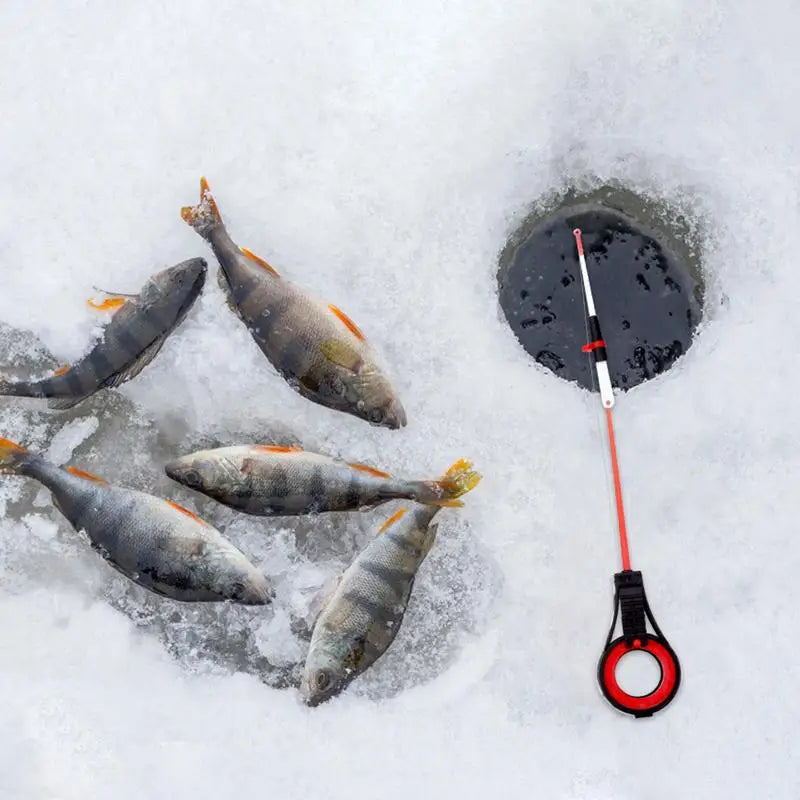 Winter Ice Fishing Rod Portable lightweight Winter Ice Fishing Pole Spinning Rod Winter Fishing Detachable Replacement Pole