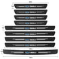 Car Door Threshold Scuff Plate For Geely Atlas Coolray Emgrand EC7 EC8 X7 EX7 CK2 CK3 GL GS Carbon Fiber Trunk Bumper Stickers