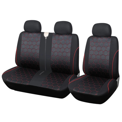 AUTOYOUTH 1+2 Seat Covers Car Seat Cover for Transporter for Ford Transit Van Truck Lorry for Renault for Peugeot for Opel