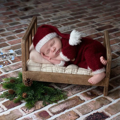 Newborn Christmas Outfit  Newborn photography props Baby Romper Jumpsuit  Photography  Studio Shoots Accessories