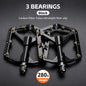 WEST BIKING MTB Cycling Pedals Sealed Bearing Ultralight Aluminum Alloy Footboard Anti-Slip Bicycle Platform Pedals Bike Parts