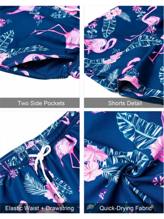 Summer Men's Short Sleeve Shirt And Beach Shorts Set Ethnic Print Outdoor Street Men's Fashion Shorts Men's Short Sleeve Shirt
