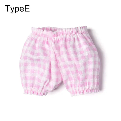 1PC Doll Shirt Pants For 20 cm Doll Clothes Black White Cute Mini Doll Clothes Dress Up Game Toys Doll Accessories Kids Gift