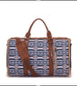 Simple and stylish printed foldable and expandable multifunctional travel bag