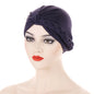 New Women Gold Silver Turban Hats Chemo Bandana Hijab Pleated Indian Cap Turbante Hat Ladies Hair Loss Headscarf Muslim Headwear
