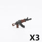 WW2 German Weapon Building Block 98K Two-color Gun US M1911 Soviet RPG Military Soldier Figure Accessories Rifle Pistol Toy C349