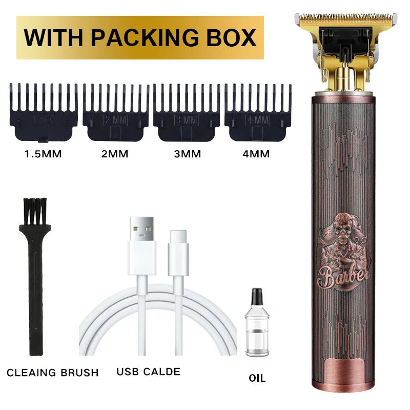 T9 Professional Hair Cutting Machine Wireless Electric Hair Trimmer Digital Display Hair Clipper Men Beard Shaver Barber For Men