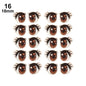 10Pairs Long Eyelashes Cute Love Cartoon Eyes Stickers Anime Figurine Doll Face Organ Paster Clay Decals DIY Doll Accessories