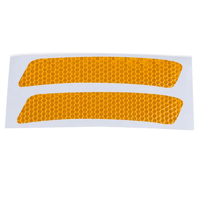 2Pcs/Set Warn Light Reflector Protective Sticker Scratch Paster Car Bumper Reflective Warning Strip Stickers Wheel Rim Eyebrow