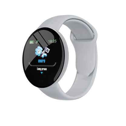 New D18 Smart Watch Heart Rate Monitor Men's Women's Smartwatch Round Fitness Digital Watches for Men Women Band Bracelet PK B41