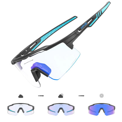 KAPVOE Woman Photochromic Sunglasses UV400 Bike Bicycle Glasses Men's Sports Cycling Eyewear Outdoor MTB Glasses Bike Goggles