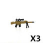 WW2 German Weapon Building Block 98K Two-color Gun US M1911 Soviet RPG Military Soldier Figure Accessories Rifle Pistol Toy C349