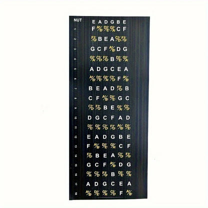 1 Pc Guitar Fretboard Stickers Scale Note Sticker Suitable For Classic Acoustic  Electric Guitar