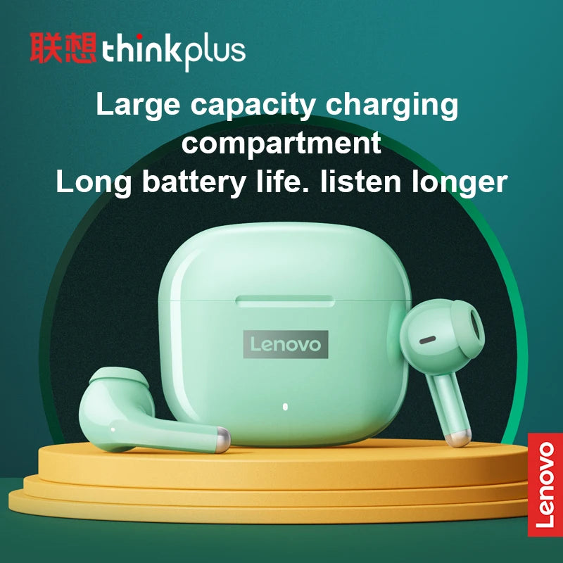 Original Lenovo LP40 Pro Earphones Wireless Bluetooth 5.1 Sport Noise Reduction Headphones Touch Control 250mAH 2022 New Lp40pro