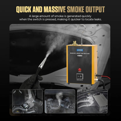 AUTOOL SDT50 Car Smoke Leak Detector Automotive EVAP Leakage Gas Leakage Machine Locator Oil Pipe Generator Diagnostic Tools