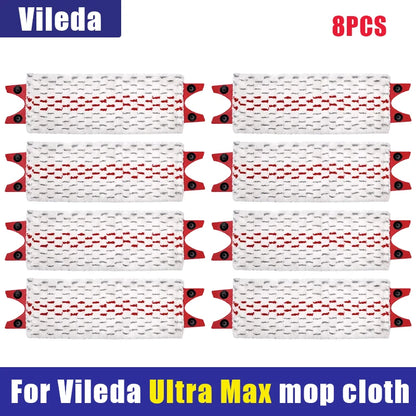 High Quality Microfiber Floor Mop Pads Reusable Flat Spin Mop Cloth Replacement for Vileda UltraMax Quick Drying Machine Washabl