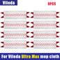 High Quality Microfiber Floor Mop Pads Reusable Flat Spin Mop Cloth Replacement for Vileda UltraMax Quick Drying Machine Washabl