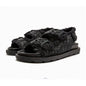 Summer blingbling crystal women sandals flat platform outside women shoes