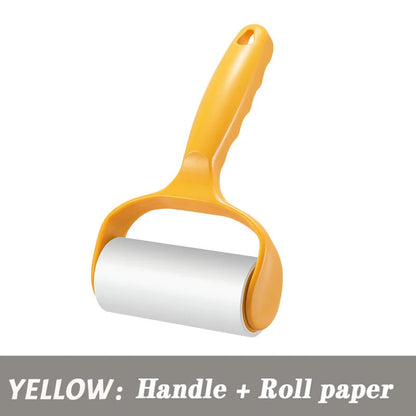 Tearable Roll Paper Sticky Roller Dust Wiper Safe Stash Storage Sight Secret Replaceable Cleaning Brush Tool