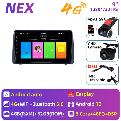 2 Din Android Car Radio for Chrysler Grand Voyager 5 for Dodge Grand Caravan 2011-2020 Screen GPS Multimedia Stereo Head Unit