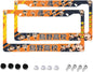 Anime License Plate Frame 2PCS Automotive Exterior Accessories Cover Car Decorative