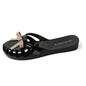 Women Slippers Summer New Women's Shoes Sandals Flat PVC Jelly Shoes Women's Beach Slippers Women's Trendy Toe Shoes Fashion