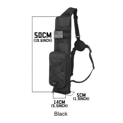 Arrow Bag Oxford Cloth Arrow Quiver 3 Tubes Single Shoulder Bag for Bow Arrow Archery Hunting Shooting Accessories