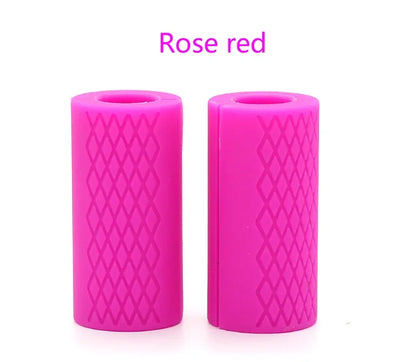10CM/12.7CM Silicone Handle Silicone Dumbbell Grip Silicone Kettlebell Barbell Grip Non-slip Protection Mesh Grip Rubber Handle