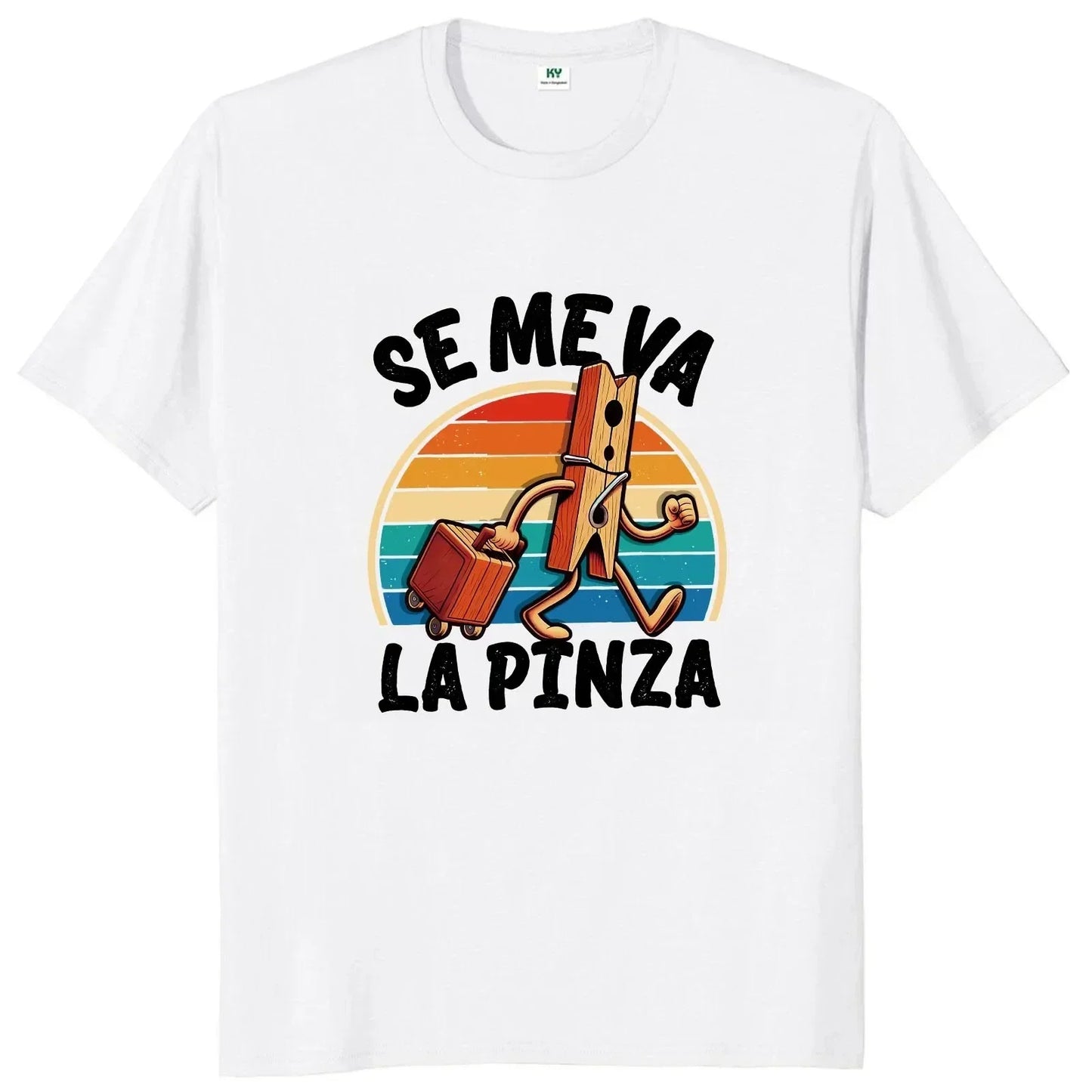 Se Me Va La Pinza T-shirt Fun Spanish Jokes Y2k Retro T-shirt Women's Soft Unisex Casual Top cute  graphic t shirts