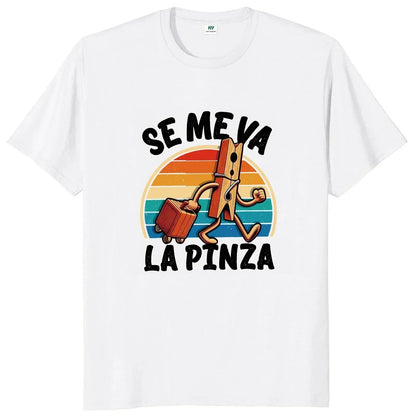 Se Me Va La Pinza T-shirt Fun Spanish Jokes Y2k Retro T-shirt Women's Soft Unisex Casual Top cute  graphic t shirts