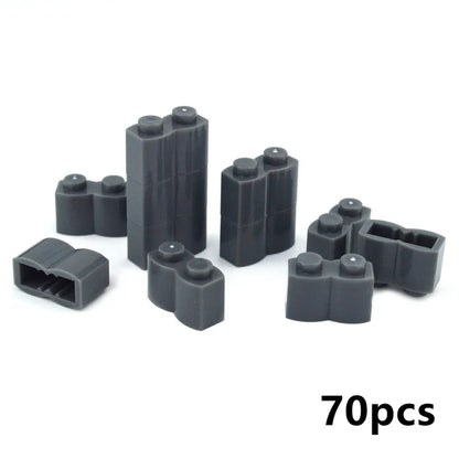 DIY Wall Bricks 1x4 1x3 1x2 Dots Thick Building Block Educational Creative House Contruction Toys Compatible With 15533 For Kids