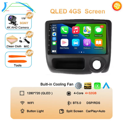 Android 14 For Toyota Vitz Yaris Echo 1999-2005 Carplay Auto Car Radio Multimedia Video Player Navigation GPS No 2Din 2 Din DVD