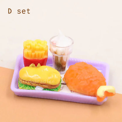 1/6 Miniatrue Dolls Food Mini Chocolate Cookies Boxs Potato Chips Model Toys Pretend Play for Bjd Dollhouse Scence Accessories