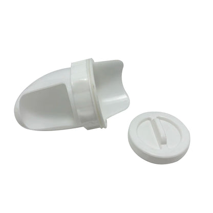 Chicken Feeder Poultry Feeding Supplies DIY Rain Proof Poultry Feeder Port Gravity Feed Kit For Buckets Barrels Bins Troughs