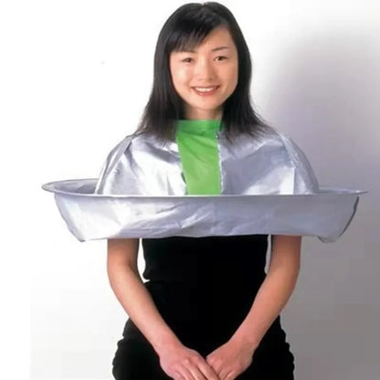 Adult Foldable Apron Hair Cutting Coat Cloak Hair Barber Salon Stylists Umbrella Cape Cutting Cloak Household Cleaning Protector