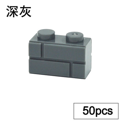 DIY Wall Bricks 1x4 1x3 1x2 Dots Thick Building Block Educational Creative House Contruction Toys Compatible With 15533 For Kids