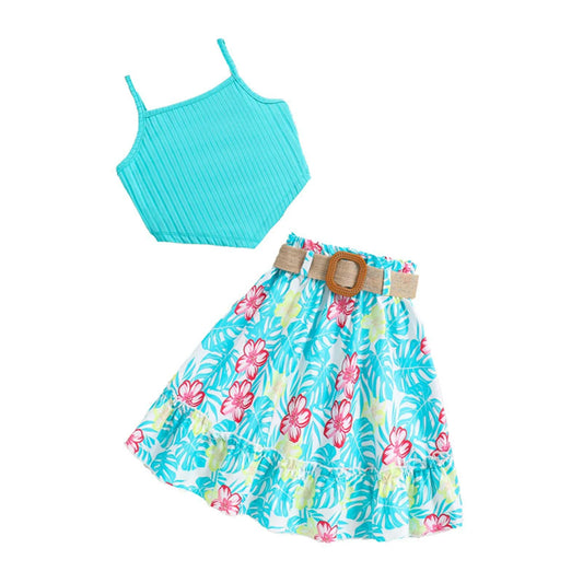Thanksgiving Clothes for Girls 2024 Summer Girls' Clothing New Children's Clothing For 8 12 Years Old Top Printed Teens Outfits