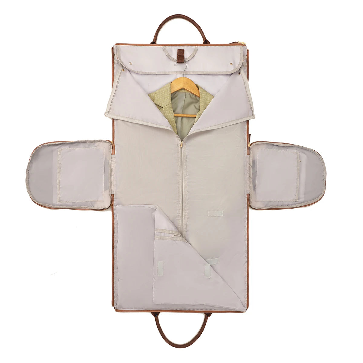 Simple and stylish printed foldable and expandable multifunctional travel bag