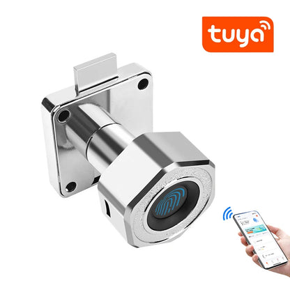Tuya SmartLife APP Remote Control Smart Fingerprint Drawer Lock