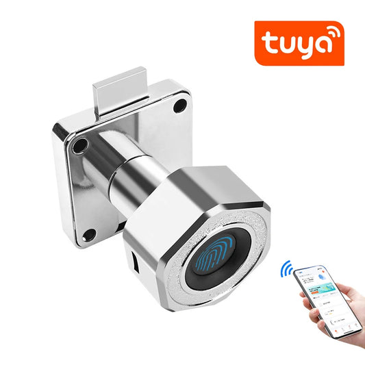 Tuya SmartLife APP Remote Control Smart Fingerprint Drawer Lock