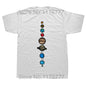 Funny Solar Systems Diagram Astronomy Lover Astronomer Space T Shirts Graphic Streetwear Short Sleeve Birthday Gifts T-shirt
